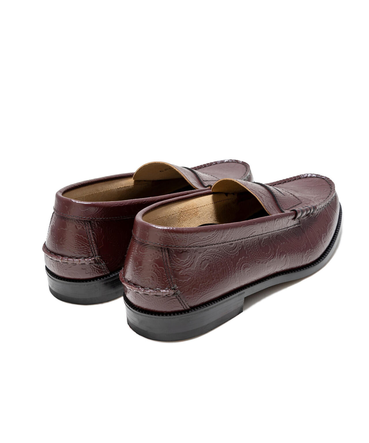 The Kenford Fineshoes/【LHP EXCLUSIVE】WINE PAISLRY LOAFERS