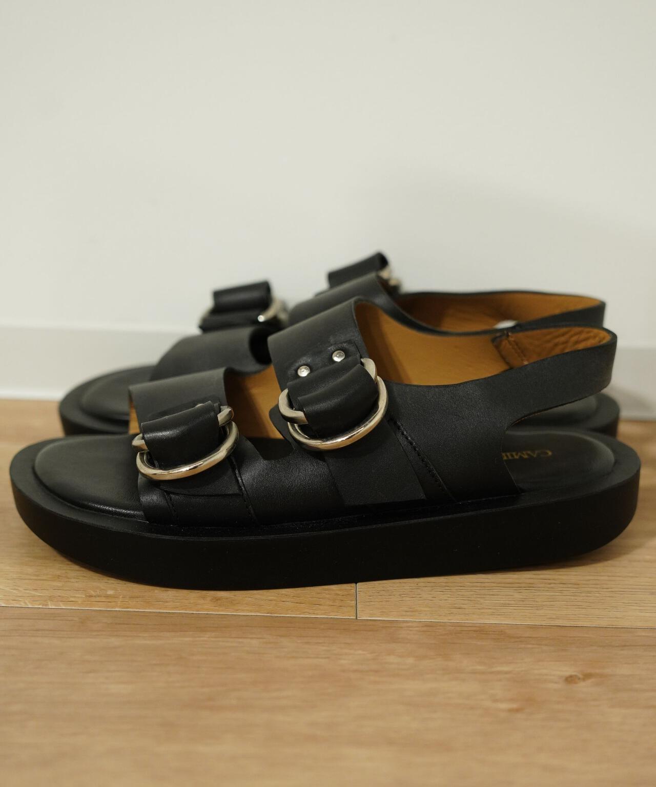 CAMINANDO/カミナンド/DOUBLE RING PLATFORM SANDAL