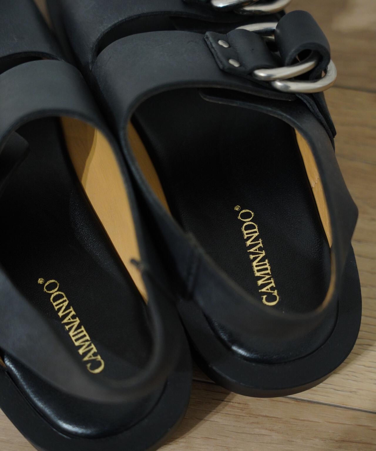 CAMINANDO/カミナンド/DOUBLE RING PLATFORM SANDAL