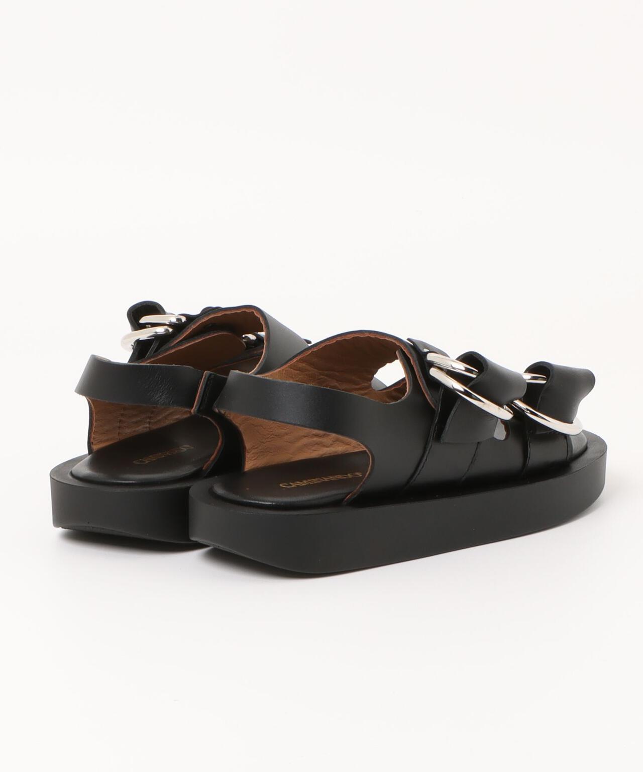 CAMINANDO/カミナンド/DOUBLE RING PLATFORM SANDAL