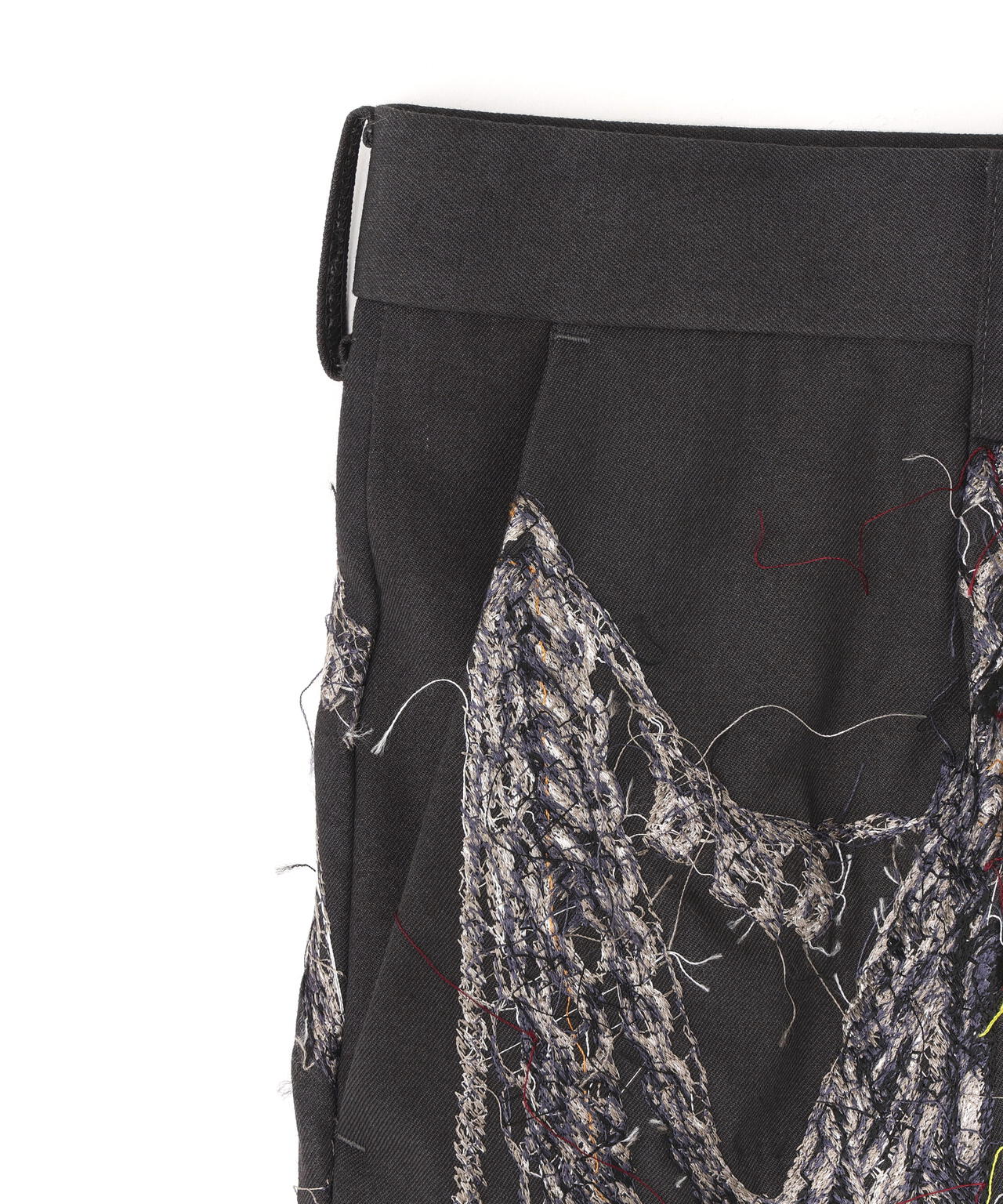 doublet/ダブレット/EMBROIDERED CHAIN TAILORED TROUSERS