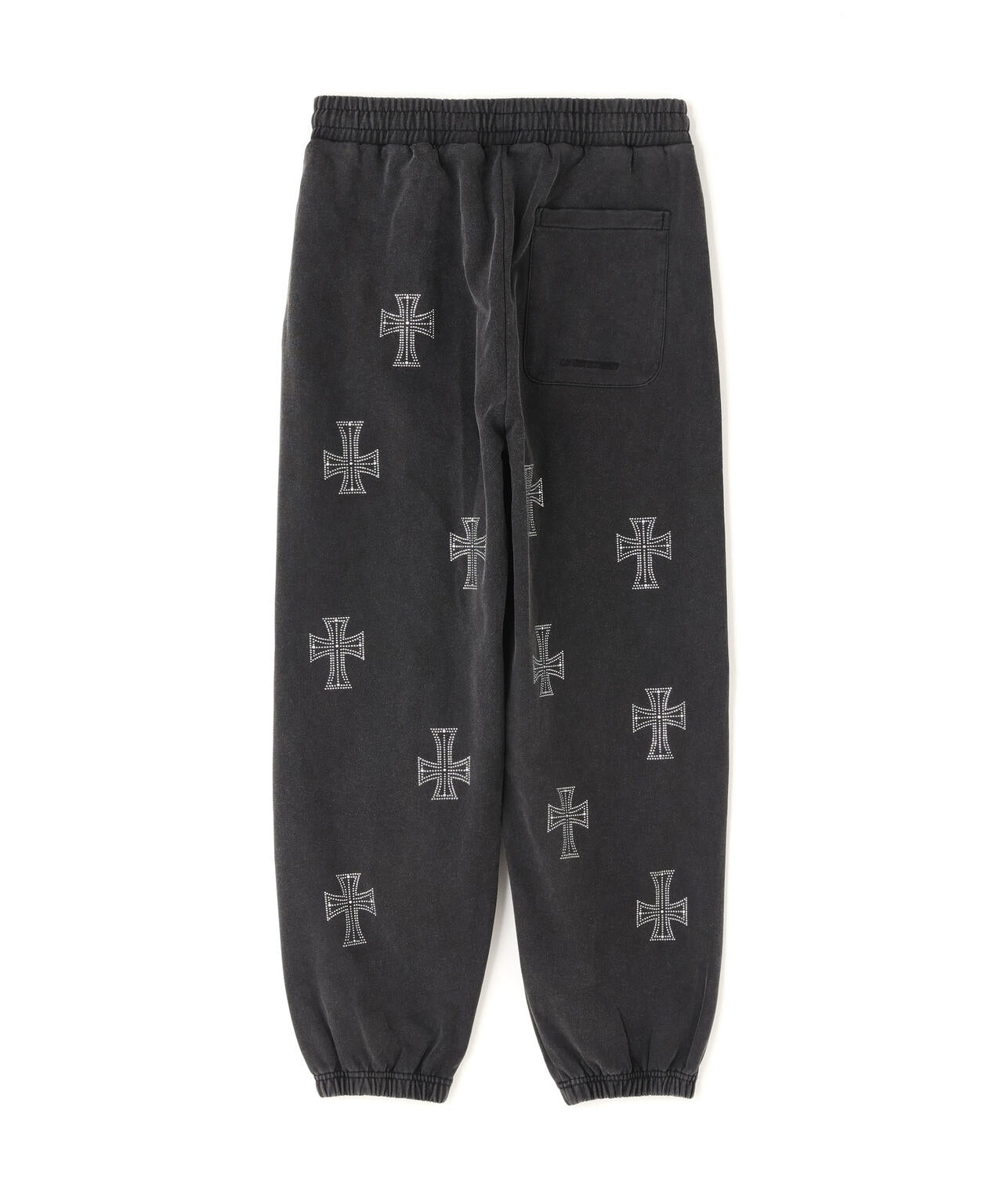 UNKNOWNLONDON/アンノウンロンドン/OUTLINE RHINESTONE SWEAT PANTS