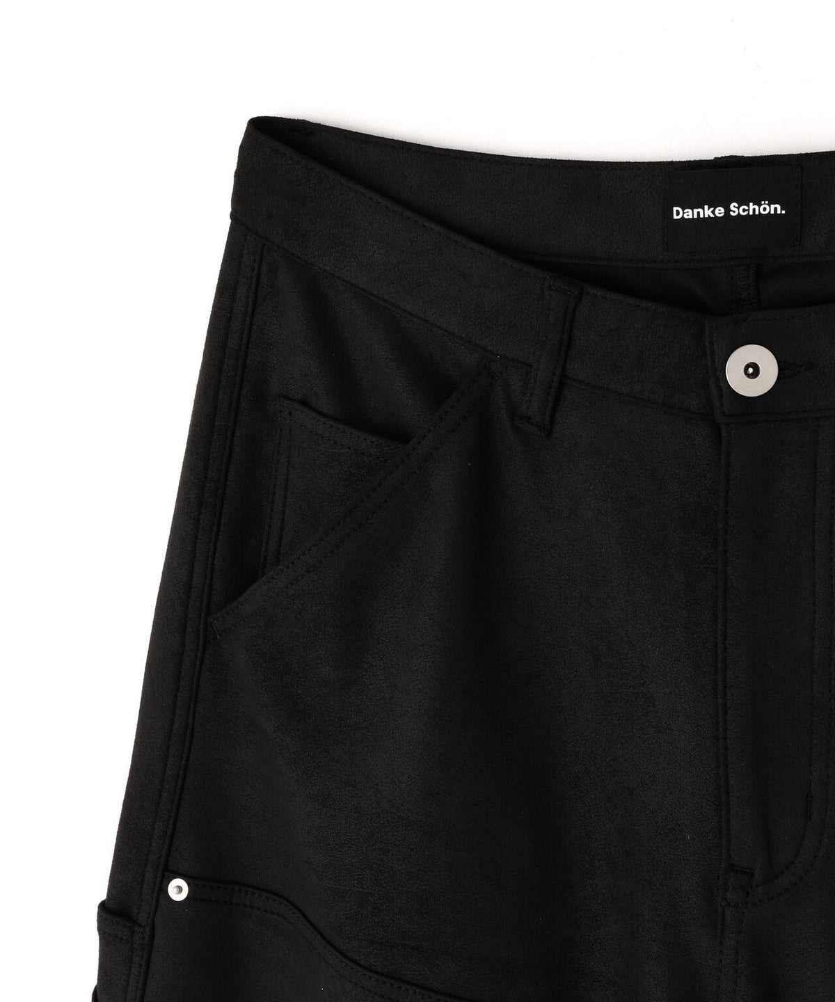【WEB&DEPOT限定】DankeSchon/ダンケシェーン/ECOSUEDO W-KNEE PANTS