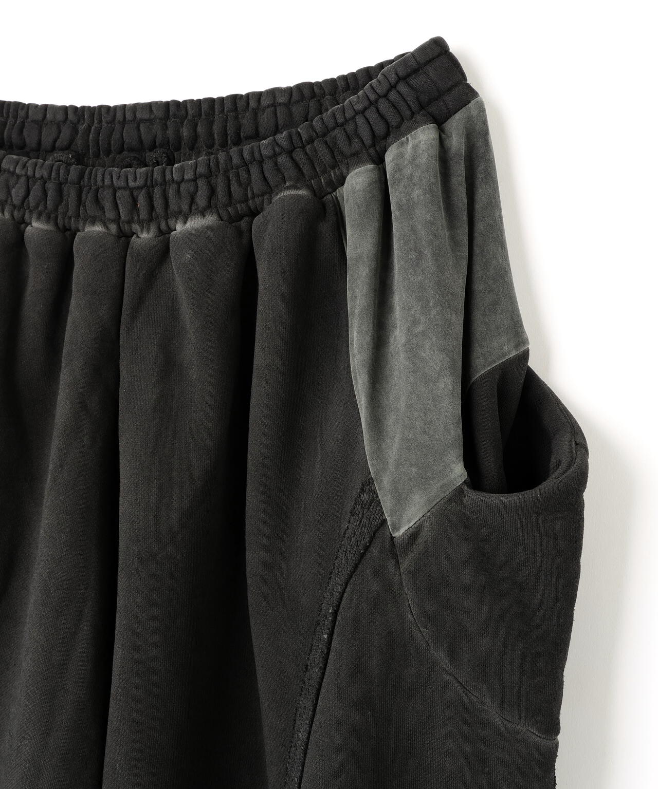 WHITELAND/ホワイトランド/ZIP WIDE SWEAT PANTS