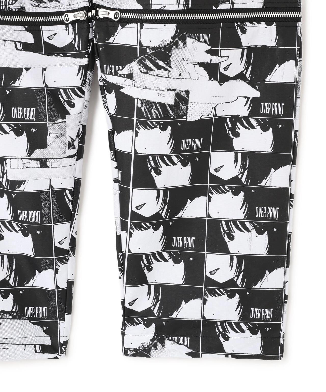 overprint/オーバープリント/FACE KNEE ZIP PANTS