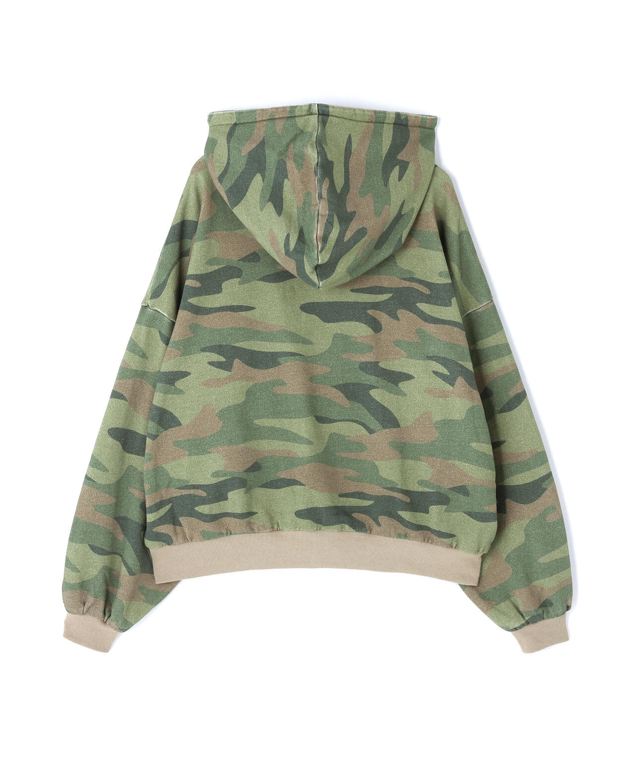 WHITELAND/ホワイトランド/ZIP UP CAMO HOODIE