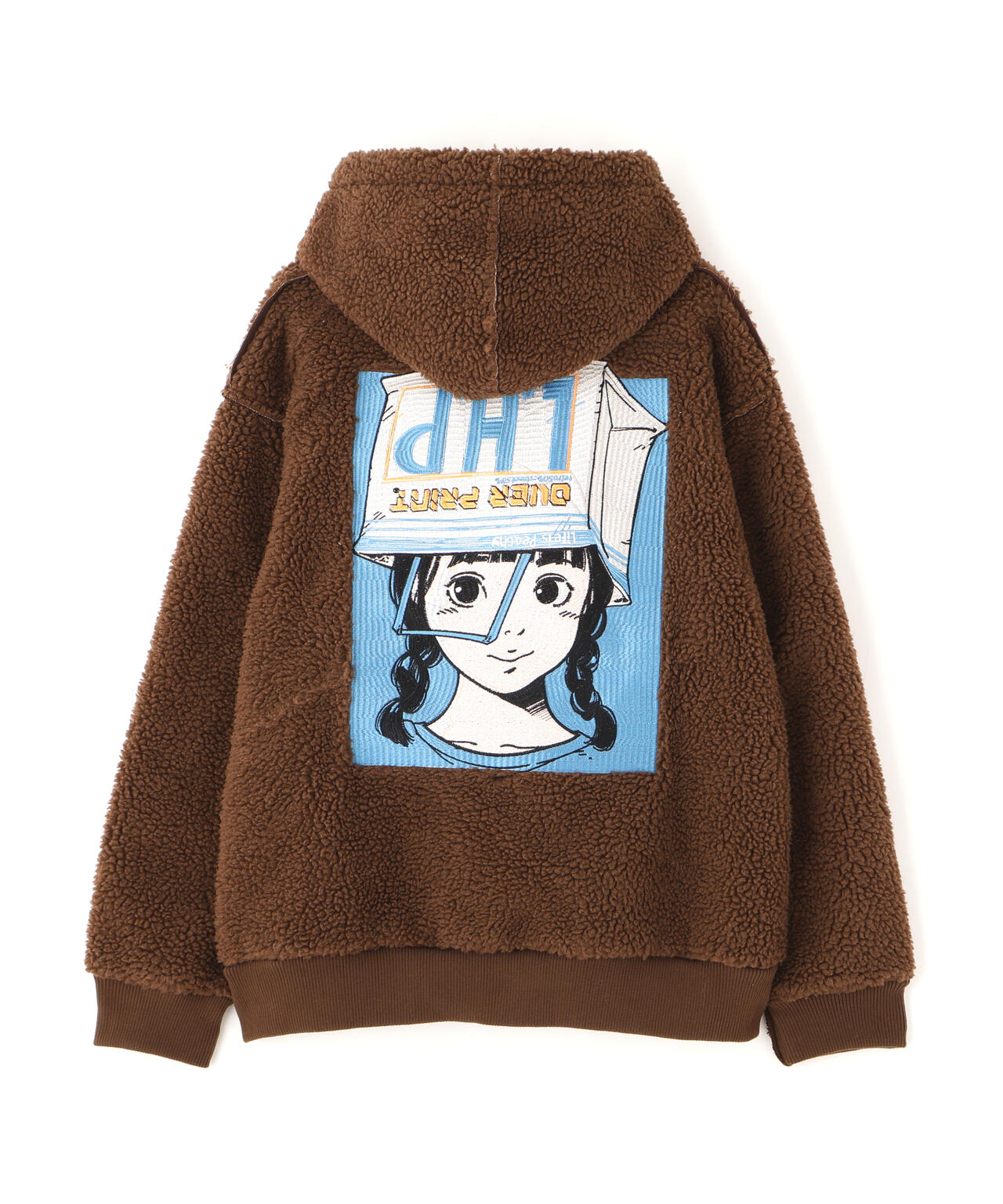 overprint/オーバープリント/【LHP EXCLUSIVE】SHOPPER Bonding Boa Hoodie