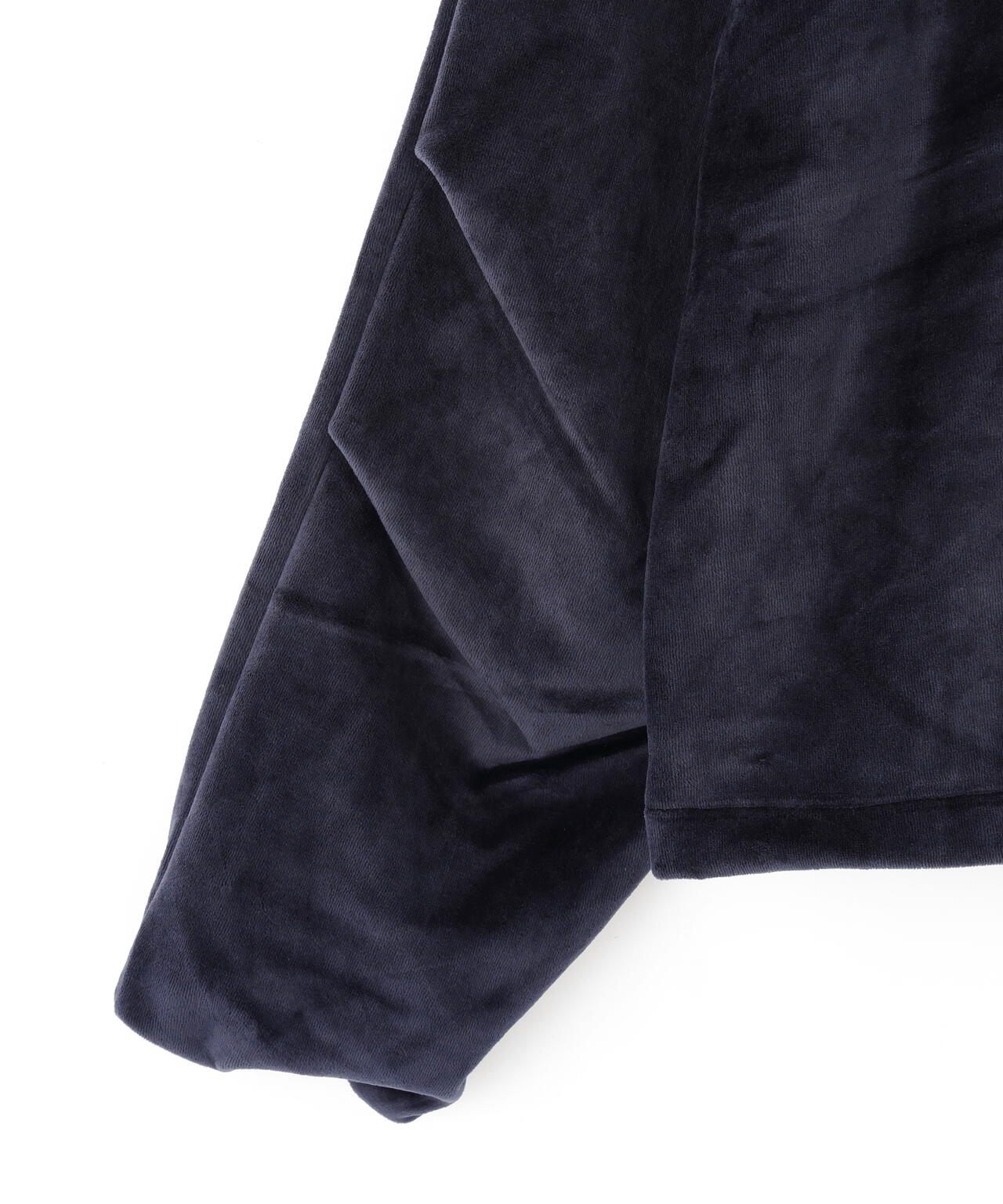 DankeSchon/ダンケシェーン/W-FACE VELOUR HALF ZIP STAND
