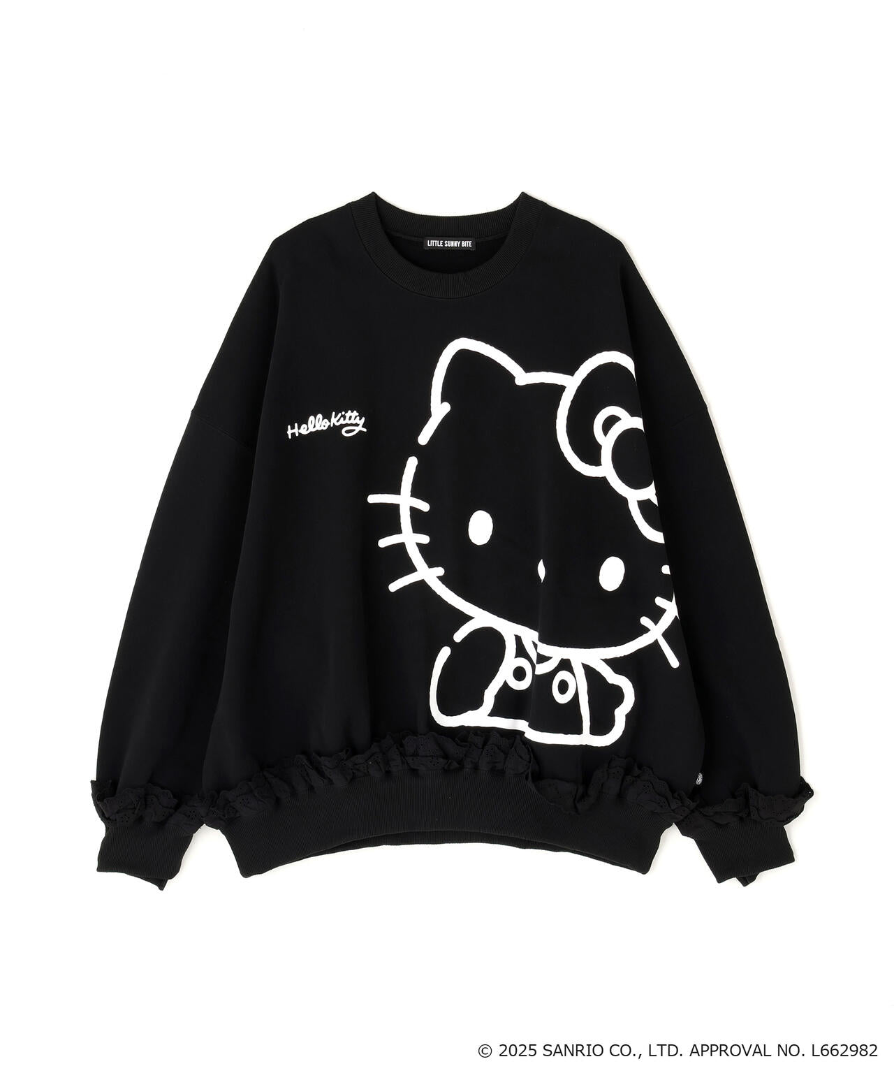 littlesunnybite/リトルサニーバイト/hello kitty x little sunny bite sweat top