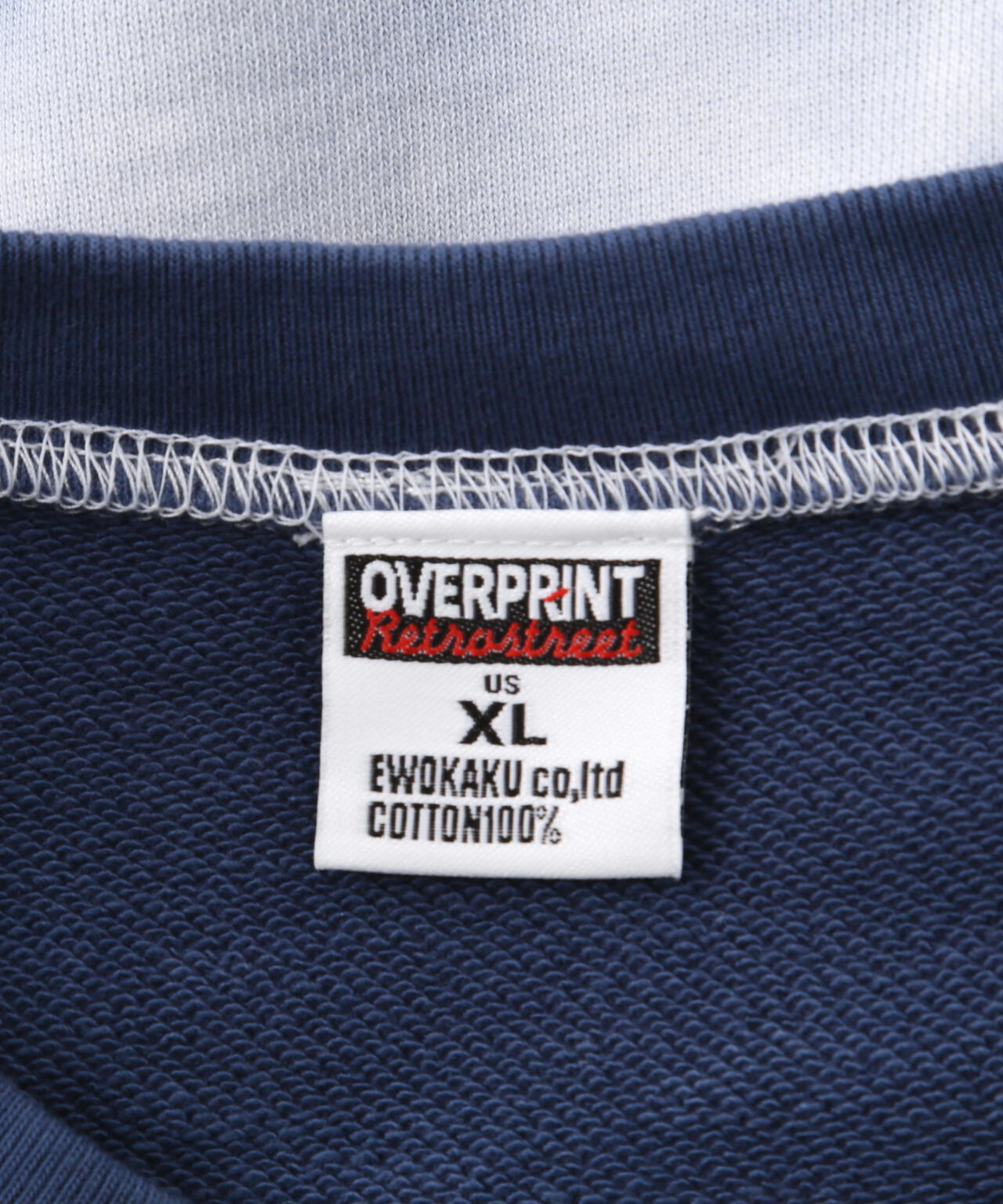 overprint/オーバープリント/SPACE DYE sweat shirts