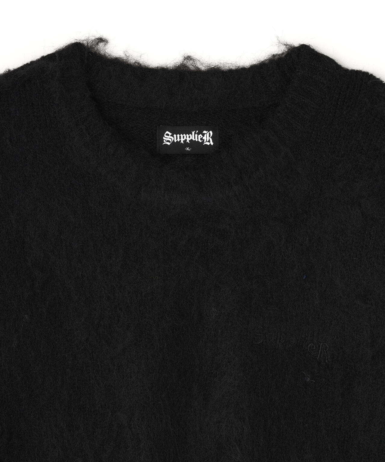 SUPPLIER/サプライヤー/TRIBAL CROSS PIERCED KNIT