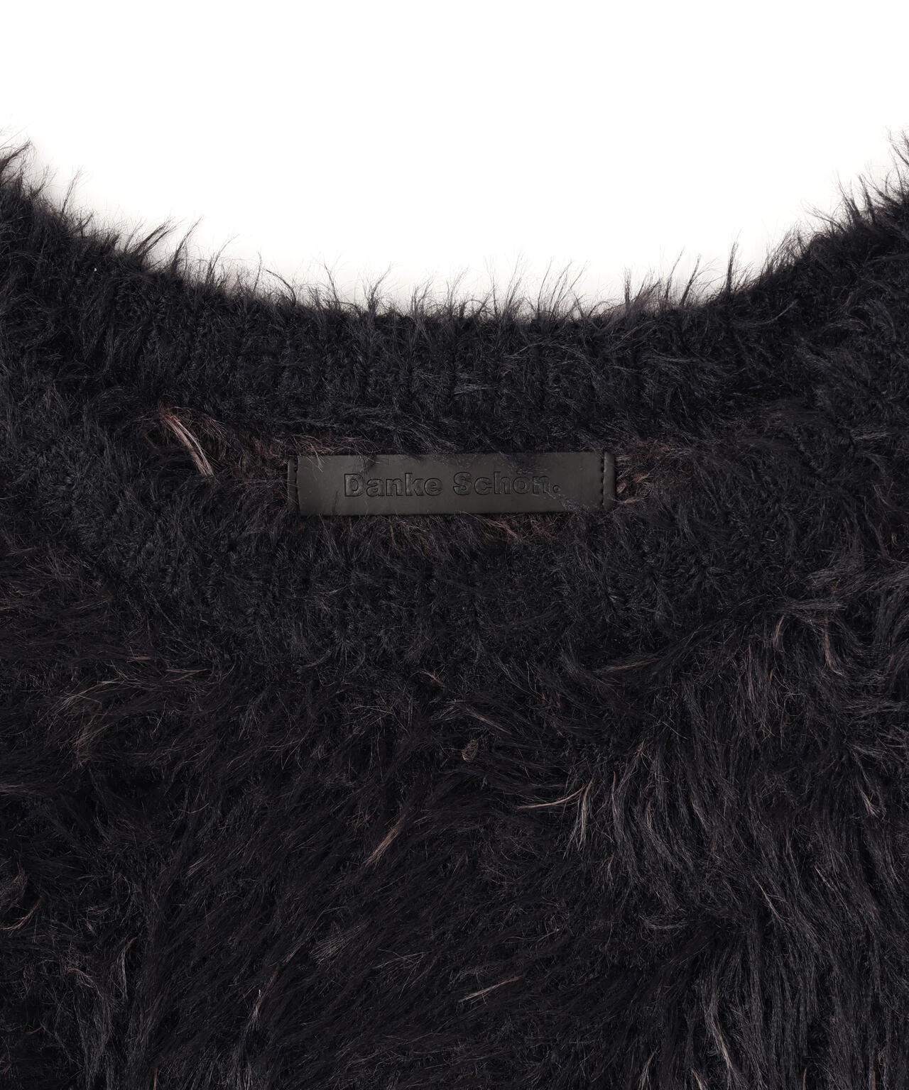 DankeSchon/ダンケシェーン/NYLON SHAGGY CREWNECK SWITCH