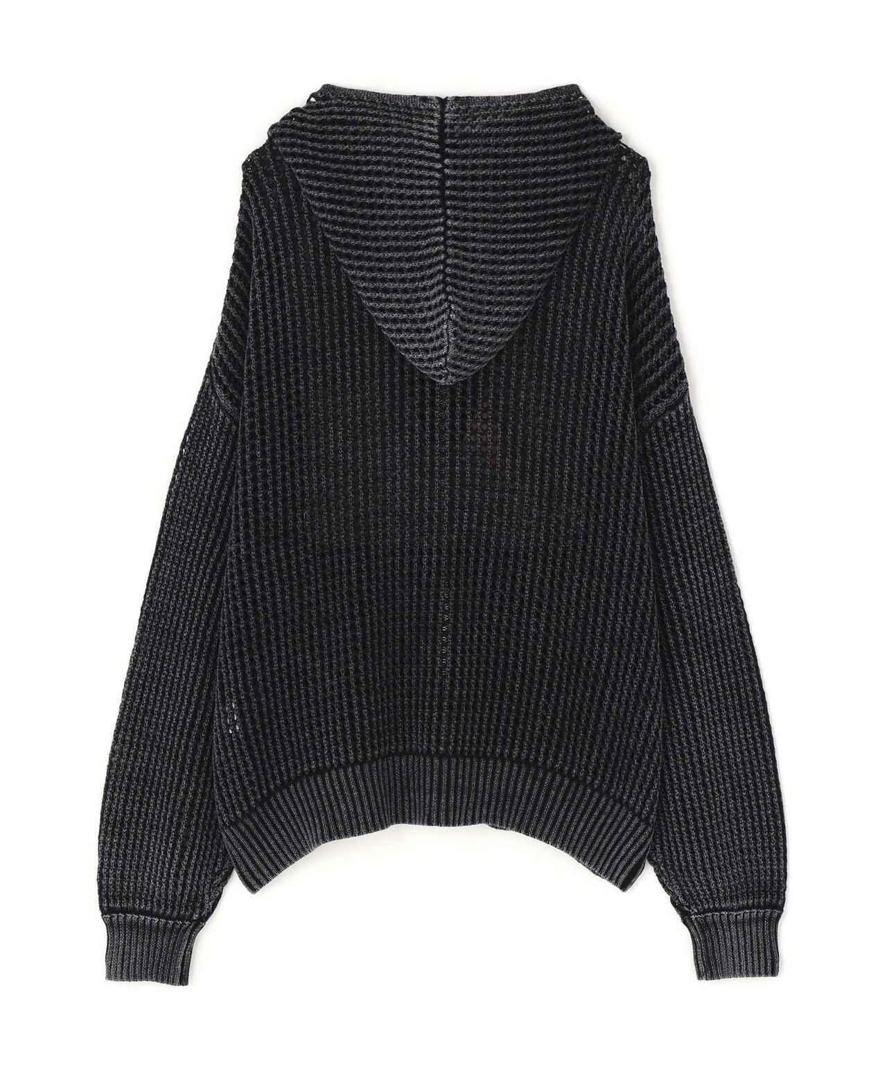 【WEB&DEPOT限定】DankeSchon/ダンケシェーン/CHEMICAL MESH KNIT ZIP HOODIE