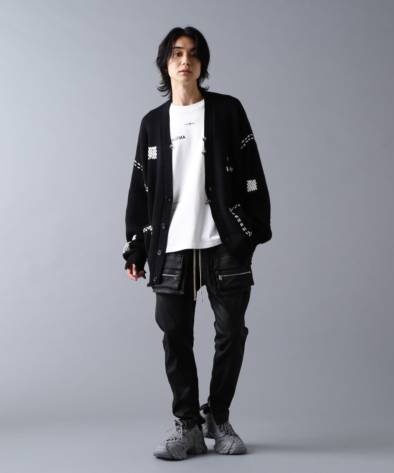 DankeSchon/ダンケシェーン/HAND STITCH KNIT CARDIGAN