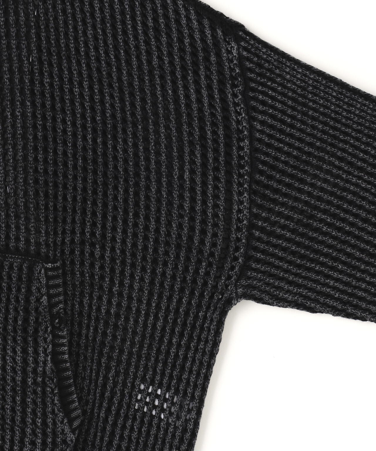 DankeSchon/ダンケシェーン/CHEMICAL MESH KNIT ZIP HOODIE