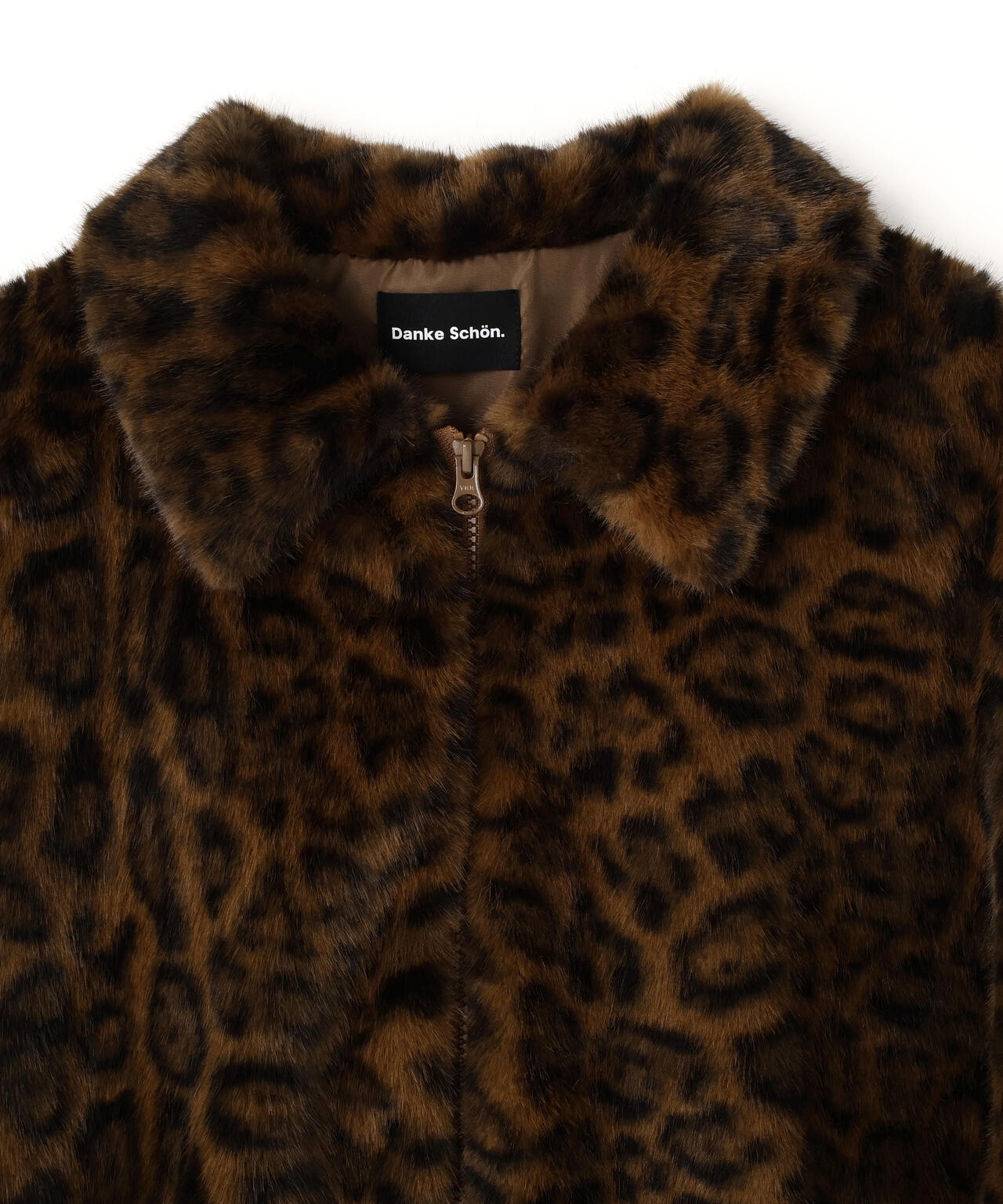 【WEB&DEPOT限定】DankeSchon/ダンケシェーン/LEOPARD FUR JACKET