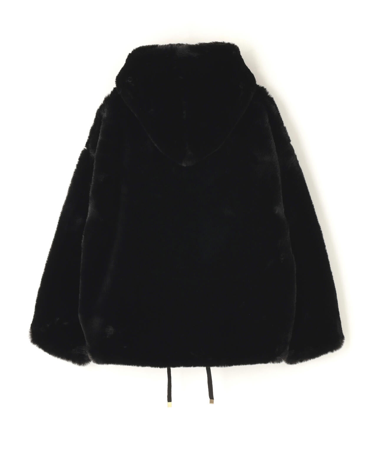 DankeSchon/ダンケシェーン/ECO FUR HOOD BLOUSON BLACK