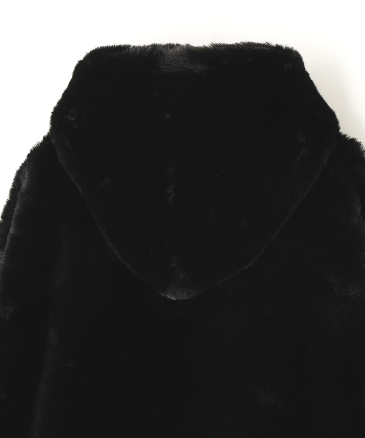 DankeSchon/ダンケシェーン/ECO FUR HOOD BLOUSON BLACK