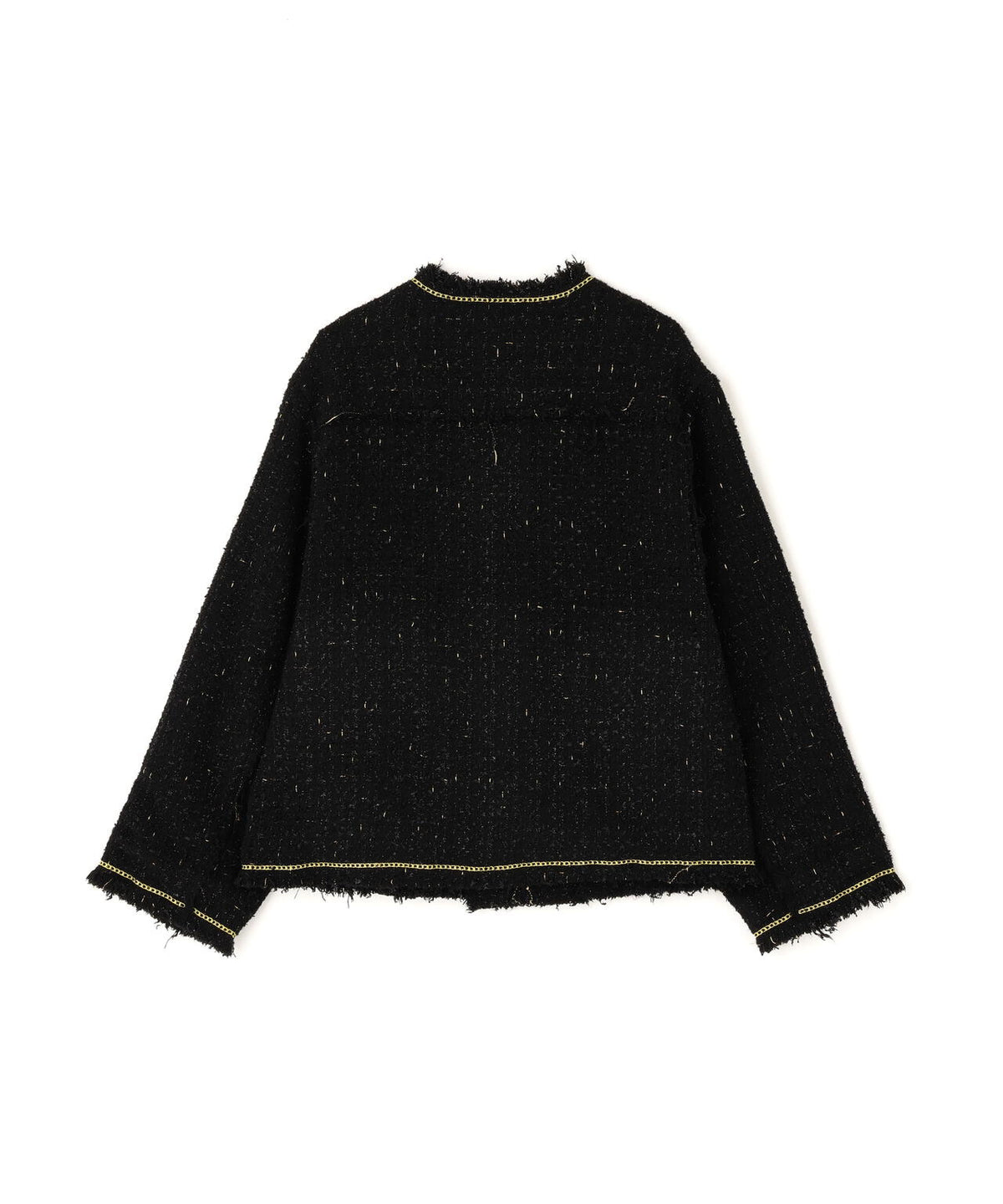 DankeSchon/ダンケシェーン/CHAIN EMBROIDERY TWEED JACKET