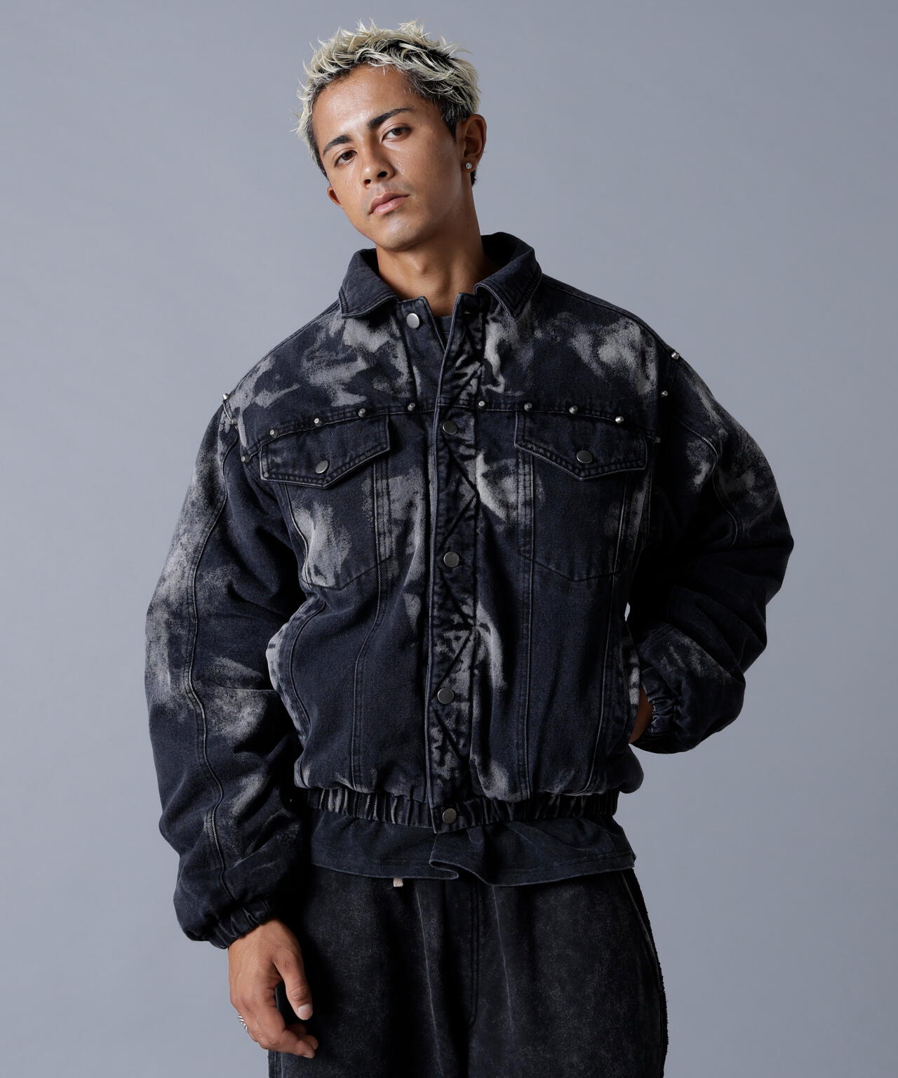 DankeSchon/ダンケシェーン/STUDS DENIM JACKET