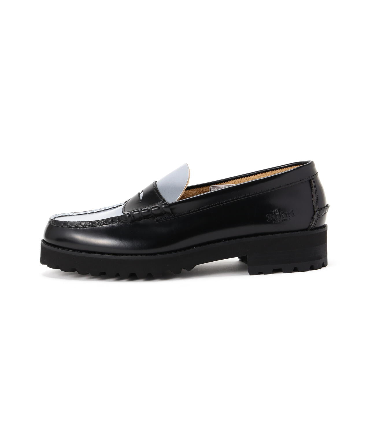 The Kenford Fineshoes/ケンフォードファインシューズ/COIN LOAFERS BLACK×SILVER
