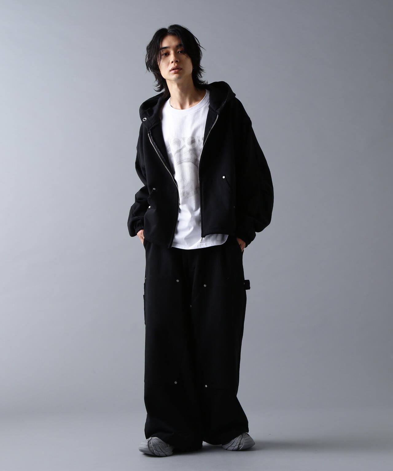 DankeSchon/ダンケシェーン/480HW SWEAT W-KNEE PAINTER PANTS