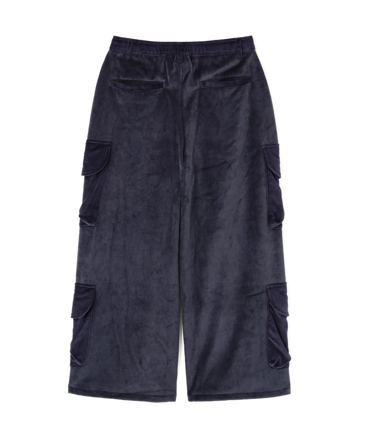 DankeSchon/ダンケシェーン/WFACE VELOUR FLARE CARGO PANTS