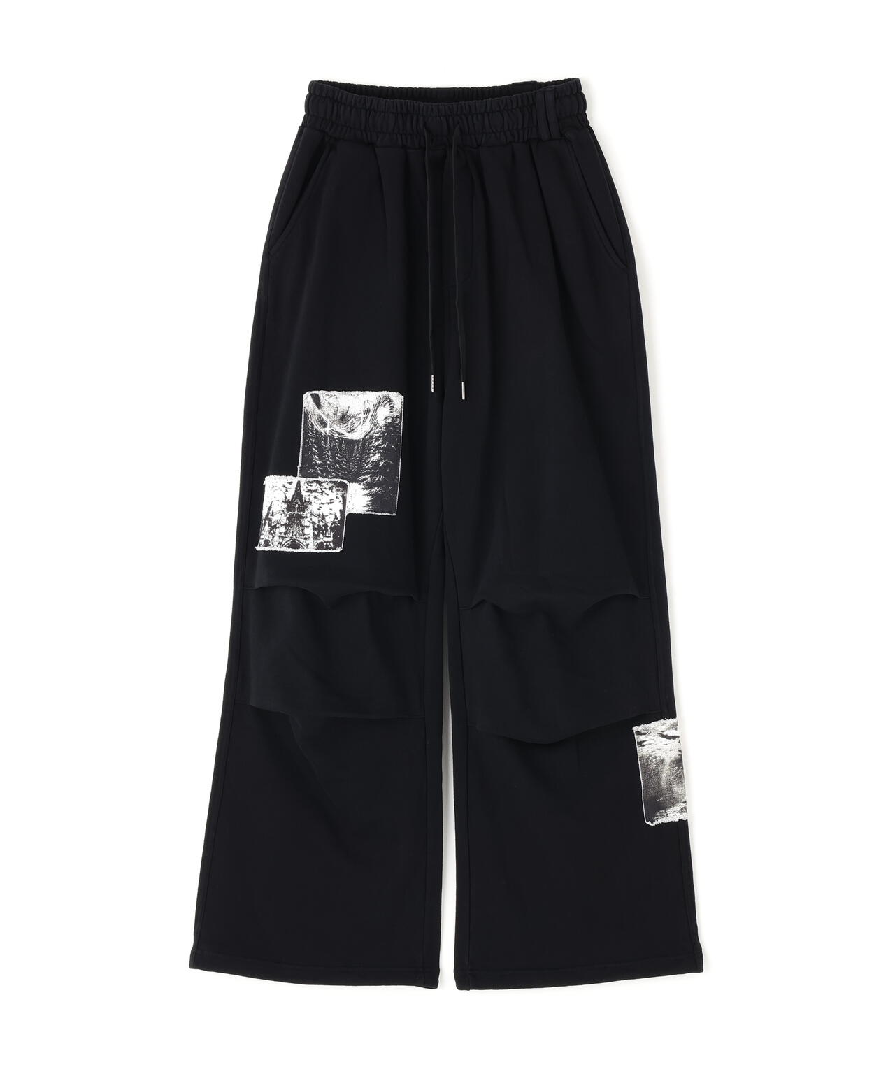 NOT4NERD/ノットフォーナード/CEMETERY PATCH PARACHUTE SWEAT PANTS