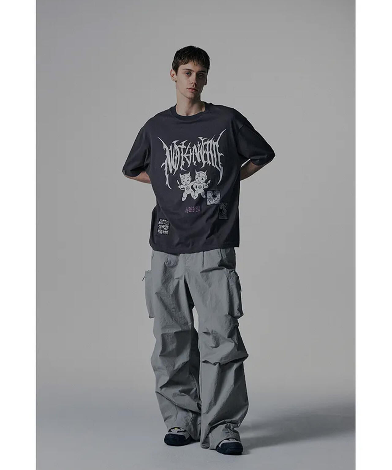NOT4NERD/ノットフォーナード/NYLON BIG POCKET CARGO PANTS