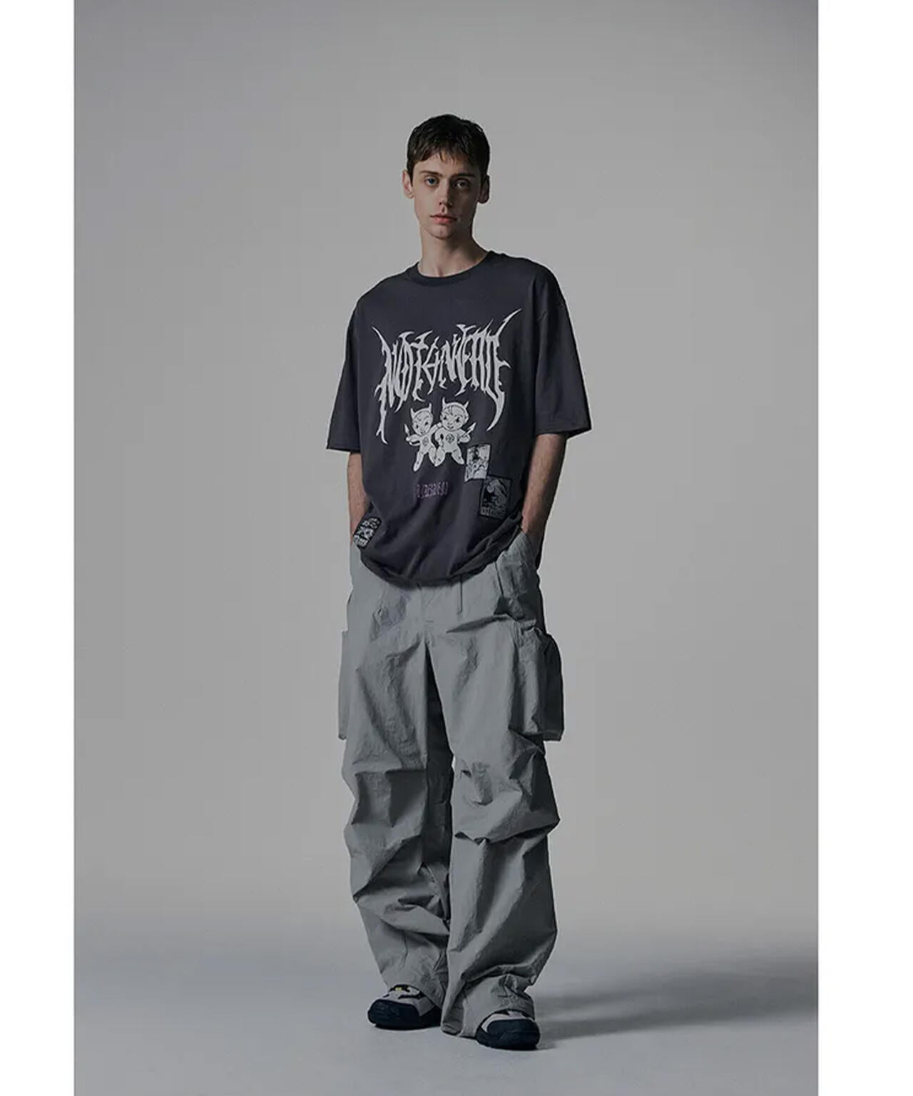 NOT4NERD/ノットフォーナード/NYLON BIG POCKET CARGO PANTS