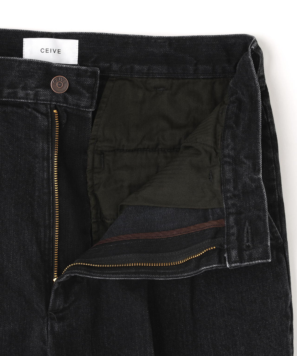 CEIVE/シーヴ/DENIM TWO TUCK TROUSERS