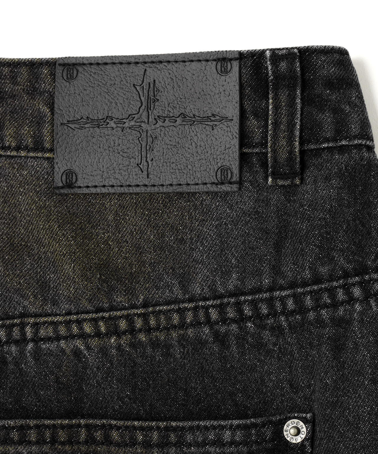 NOT4NERD/ノットフォーナード/MUD WASHED REGULAR FIT DENIM PANTS