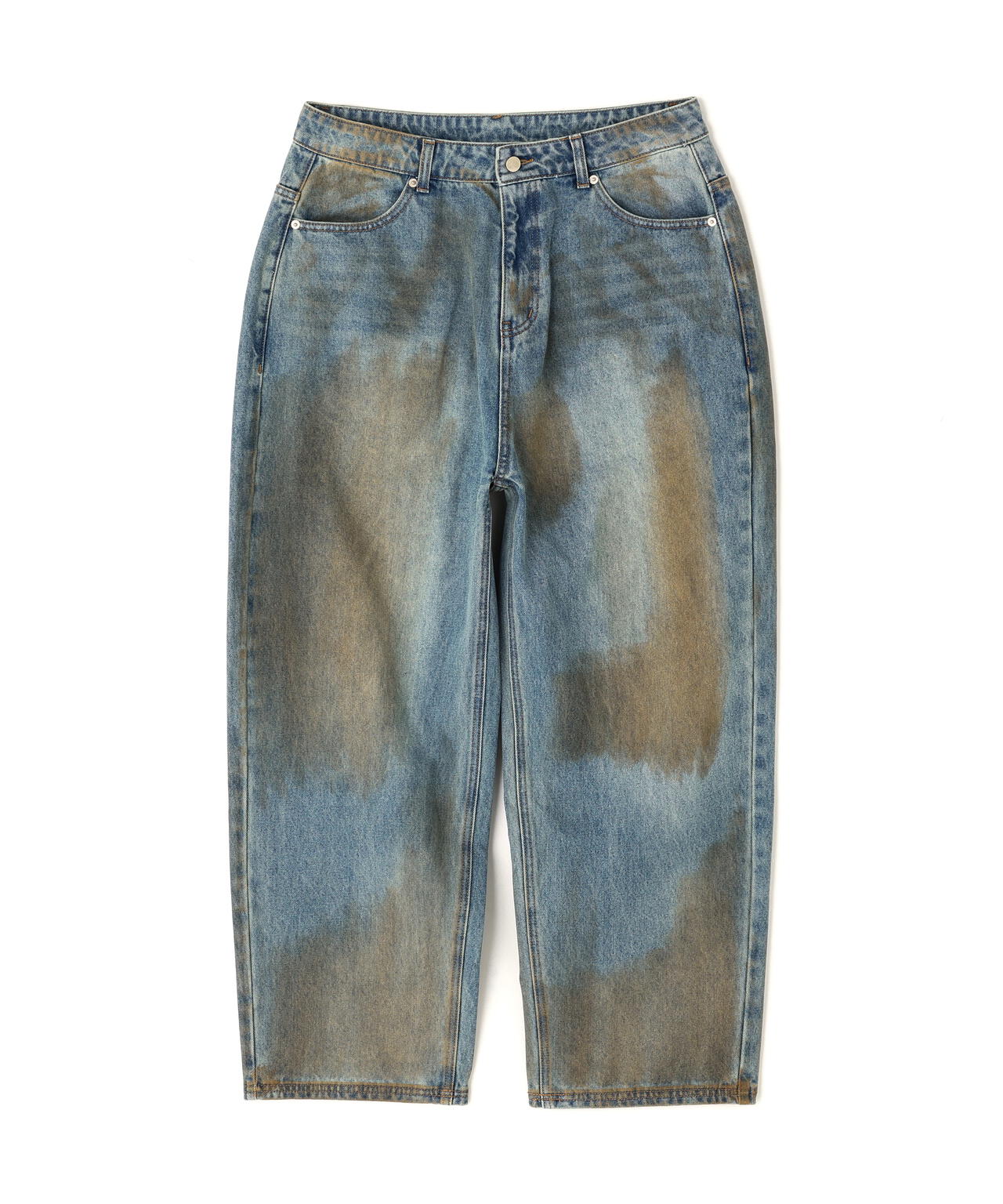NOT4NERD/ノットフォーナード/MUD WASHED REGULAR FIT DENIM PANTS