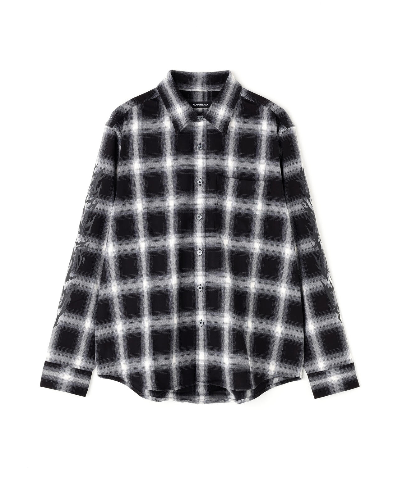 NOT4NERD/ノットフォーナード/N4ND OFFSHOOT FLANNEL SHIRT