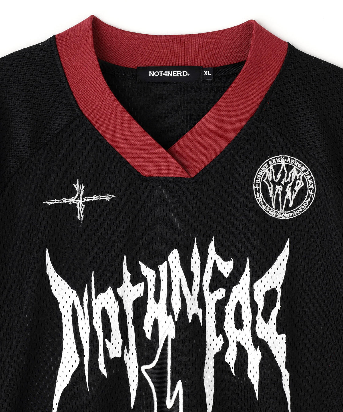 NOT4NERD/ノットフォーナード/BONE LOGO MESH LONG SLEEVE