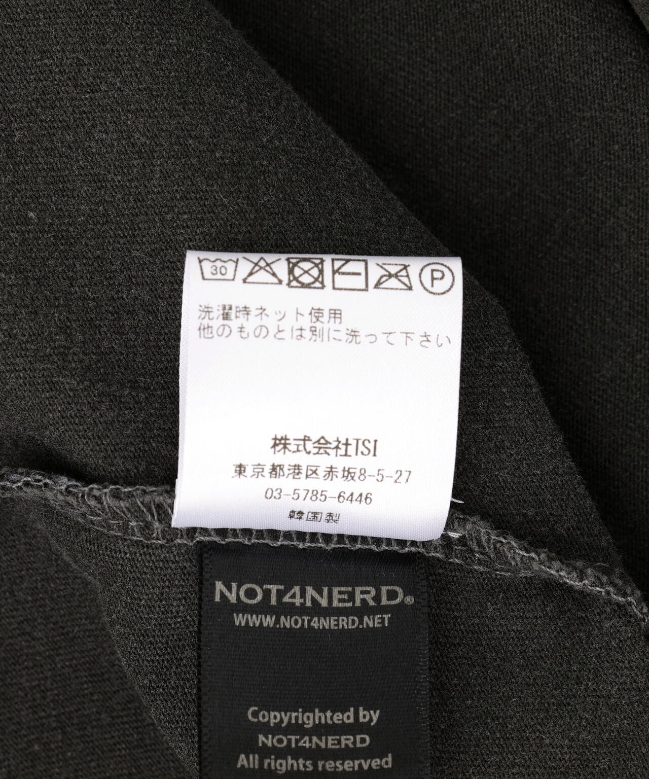NOT4NERD/ノットフォーナード/POSTER ASHEN DAWN PIGMENT L/S TEE