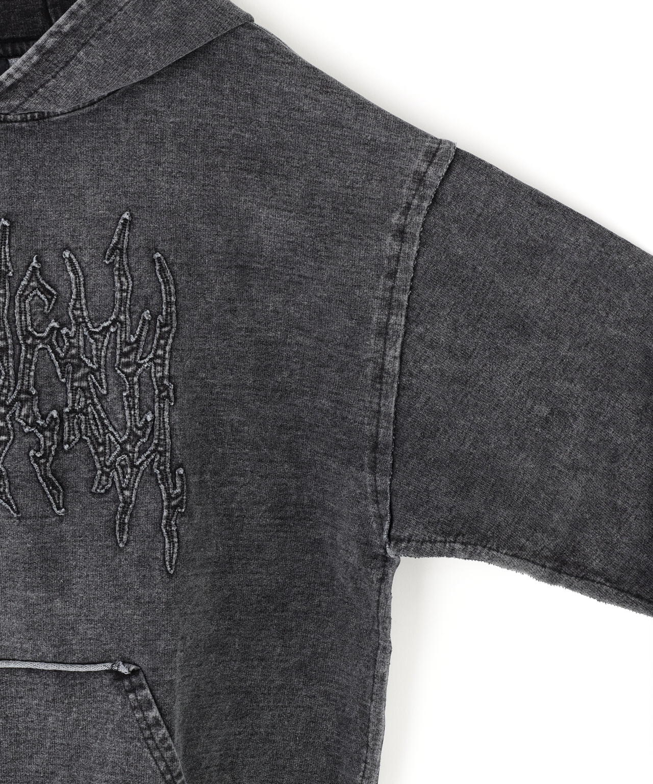 NOT4NERD/ノットフォーナード/OFFSHOOT LOGO DENIM HOODIE