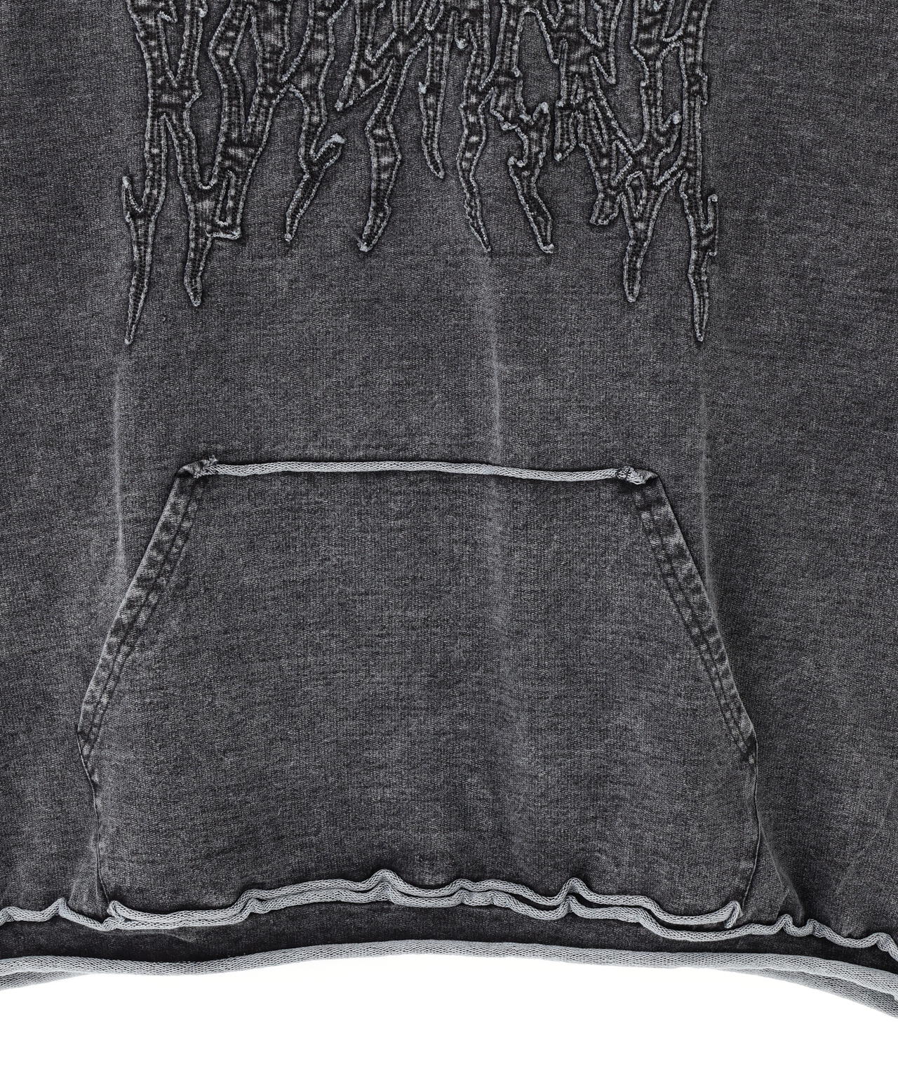 NOT4NERD/ノットフォーナード/OFFSHOOT LOGO DENIM HOODIE
