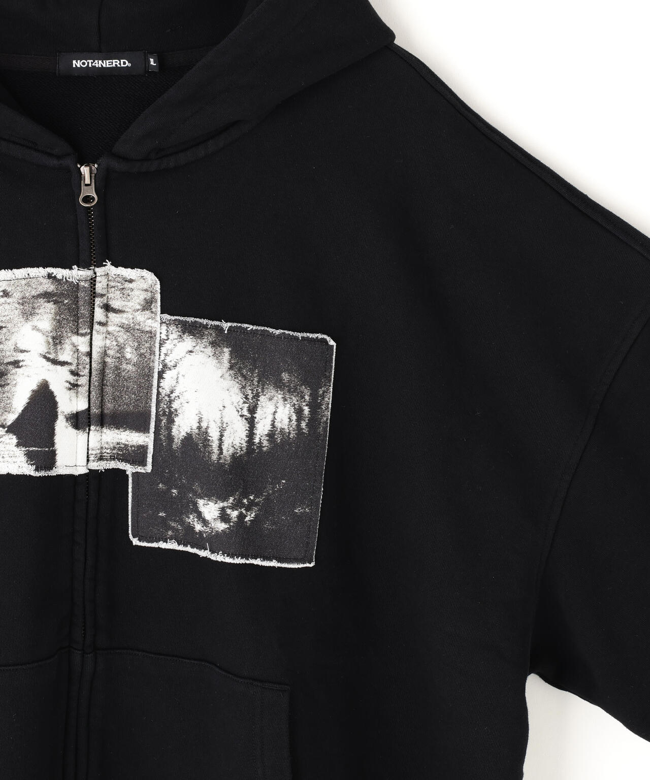 NOT4NERD/ノットフォーナード/CEMETERY PATCH ZIP UP HOODIE