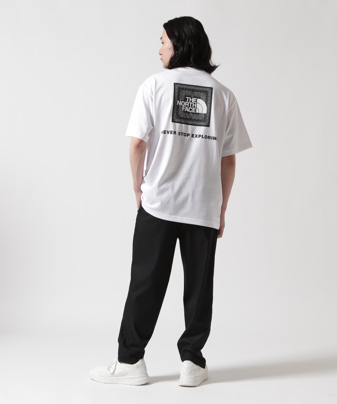 THE NORTH FACE/ザ・ノースフェイス/S/S BANDANA SQUARE LOGO TEE