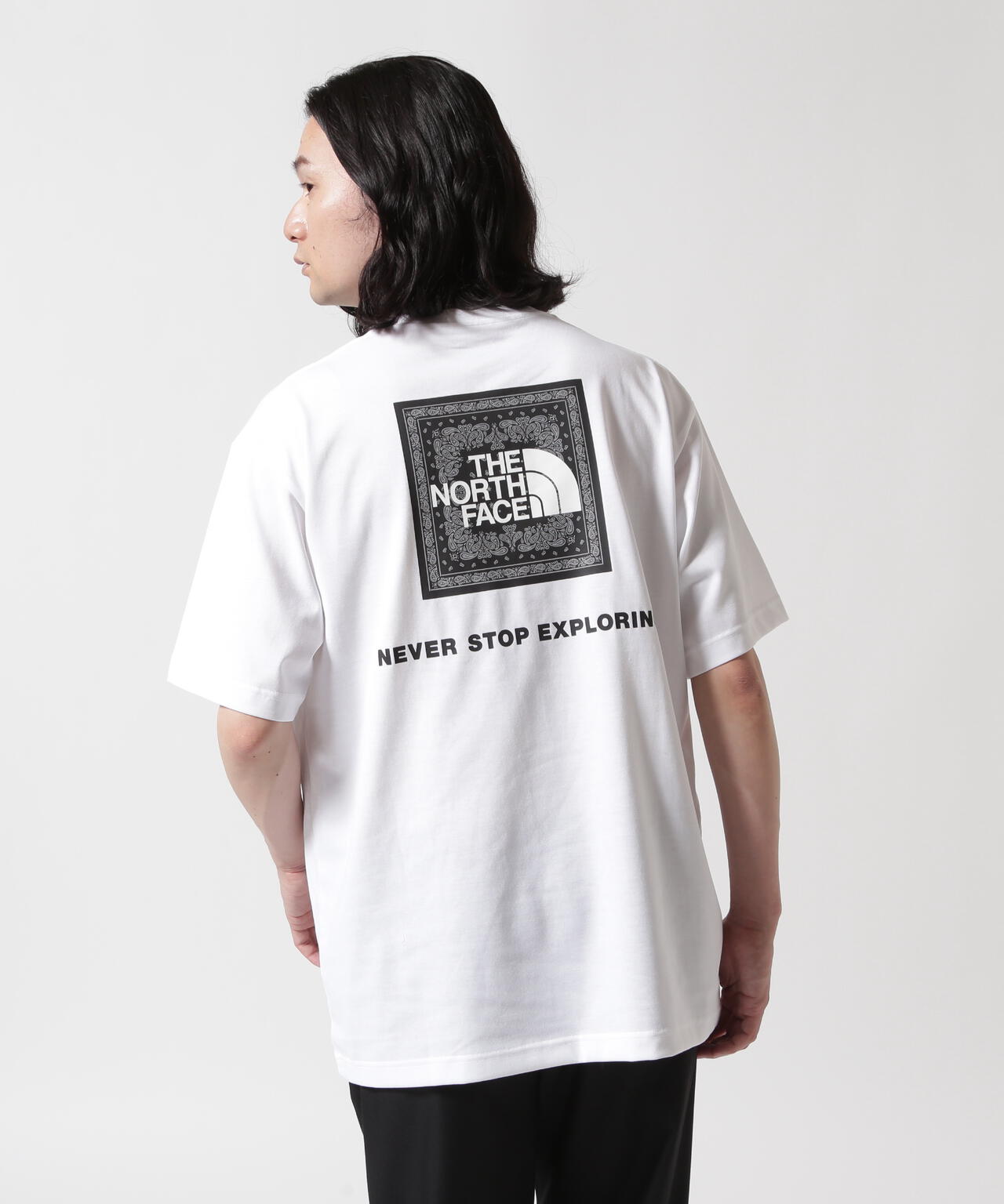 THE NORTH FACE/ザ・ノースフェイス/S/S BANDANA SQUARE LOGO TEE