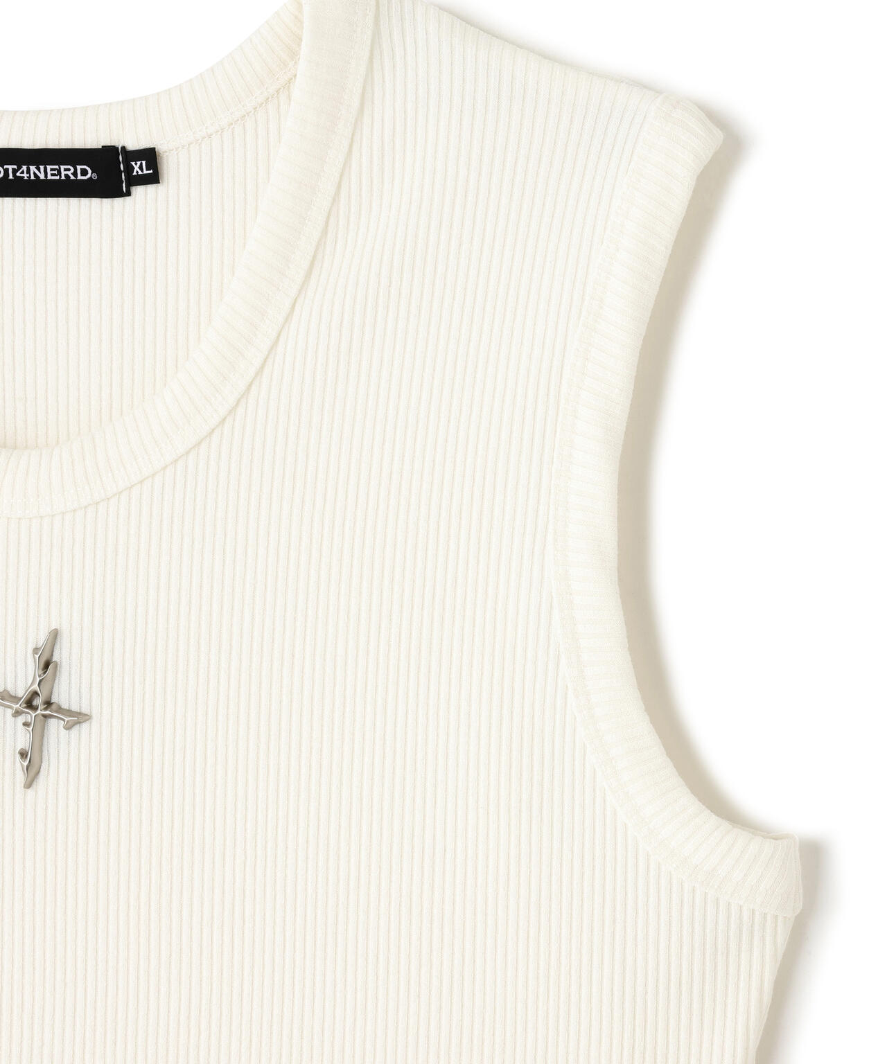 NOT4NERD/ノットフォーナード/4 SYMBOL RIBBED SLEEVELESS