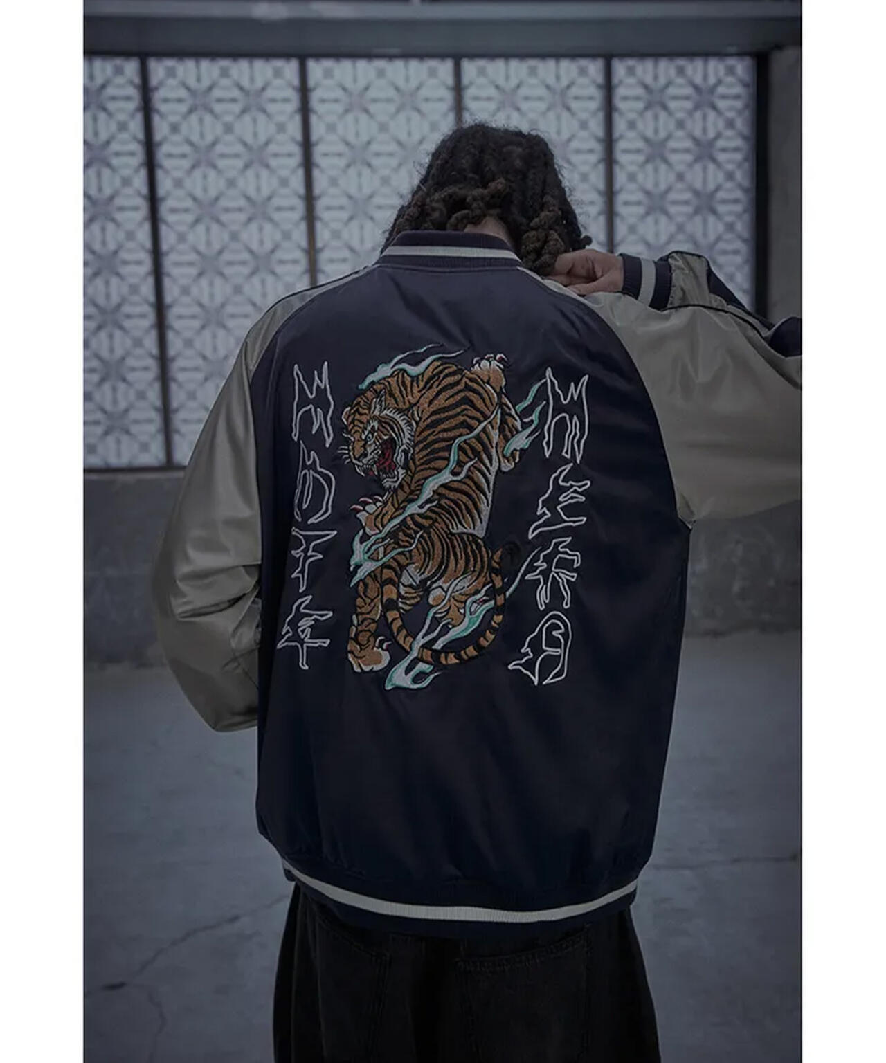 NOT4NERD/ノットフォーナード/TIGER SATIN BLOUSON JACKET