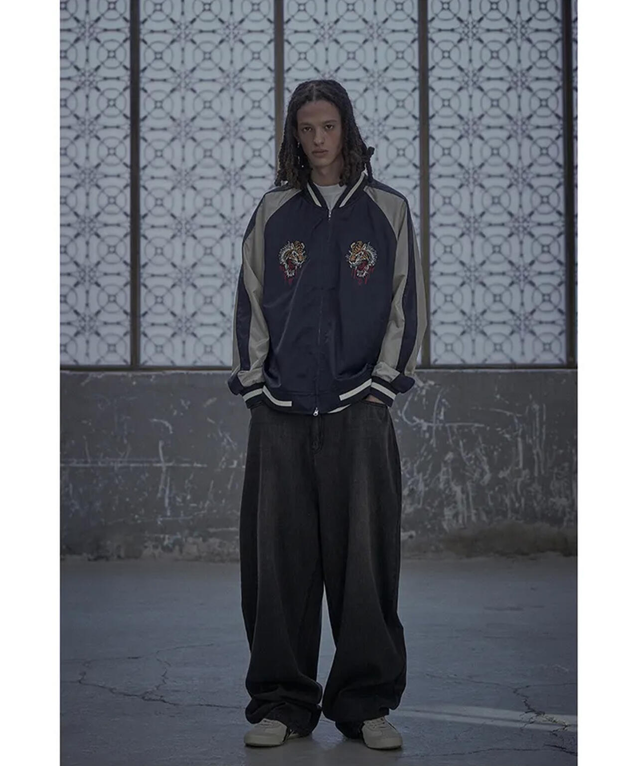 NOT4NERD/ノットフォーナード/TIGER SATIN BLOUSON JACKET