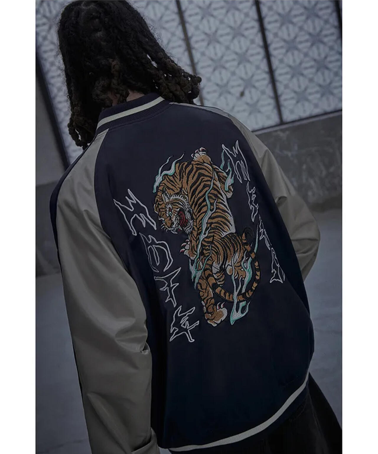 NOT4NERD/ノットフォーナード/TIGER SATIN BLOUSON JACKET
