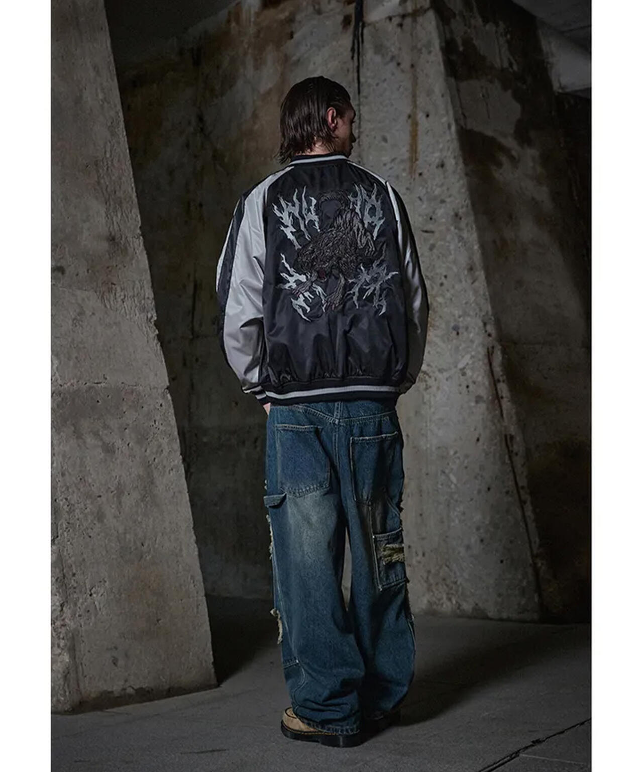 NOT4NERD/ノットフォーナード/CERBERUS SATIN SOUVENIR JACKET