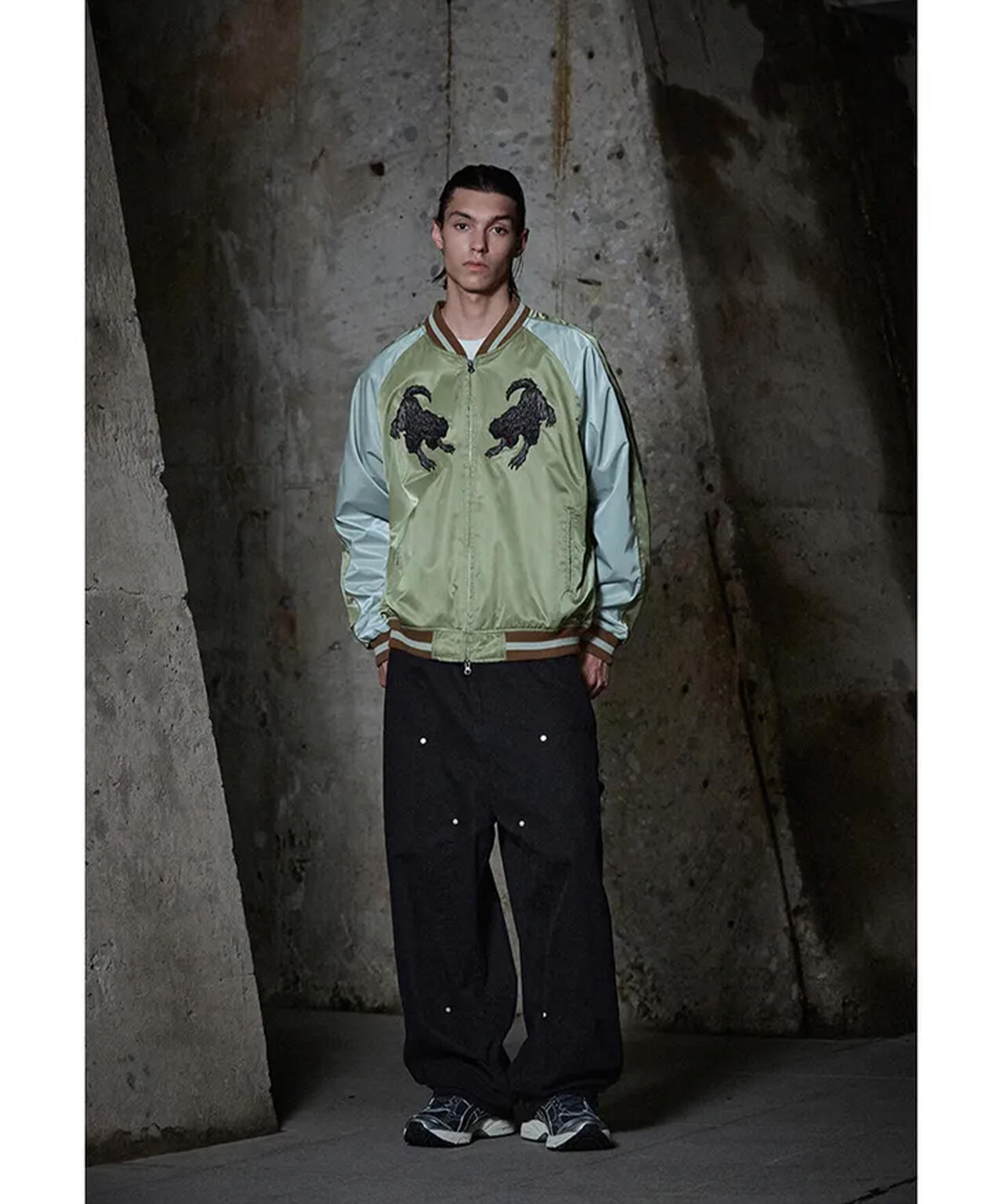 NOT4NERD/ノットフォーナード/CERBERUS SATIN SOUVENIR JACKET