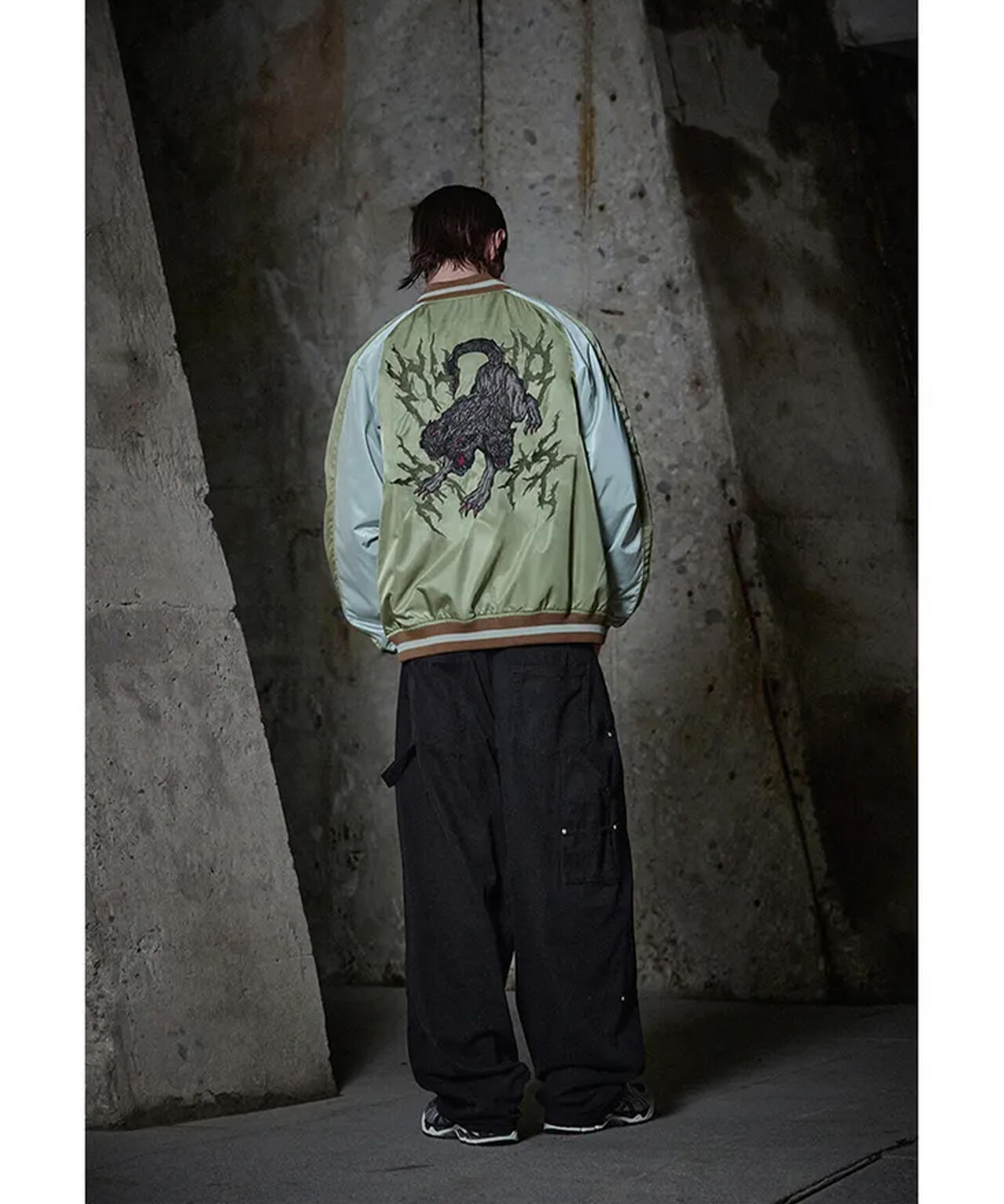 NOT4NERD/ノットフォーナード/CERBERUS SATIN SOUVENIR JACKET