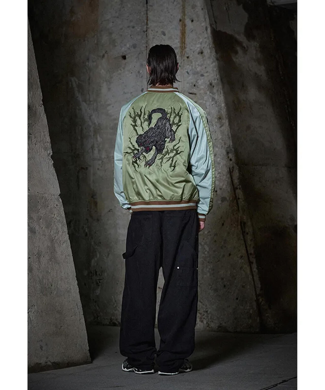 NOT4NERD/ノットフォーナード/CERBERUS SATIN SOUVENIR JACKET