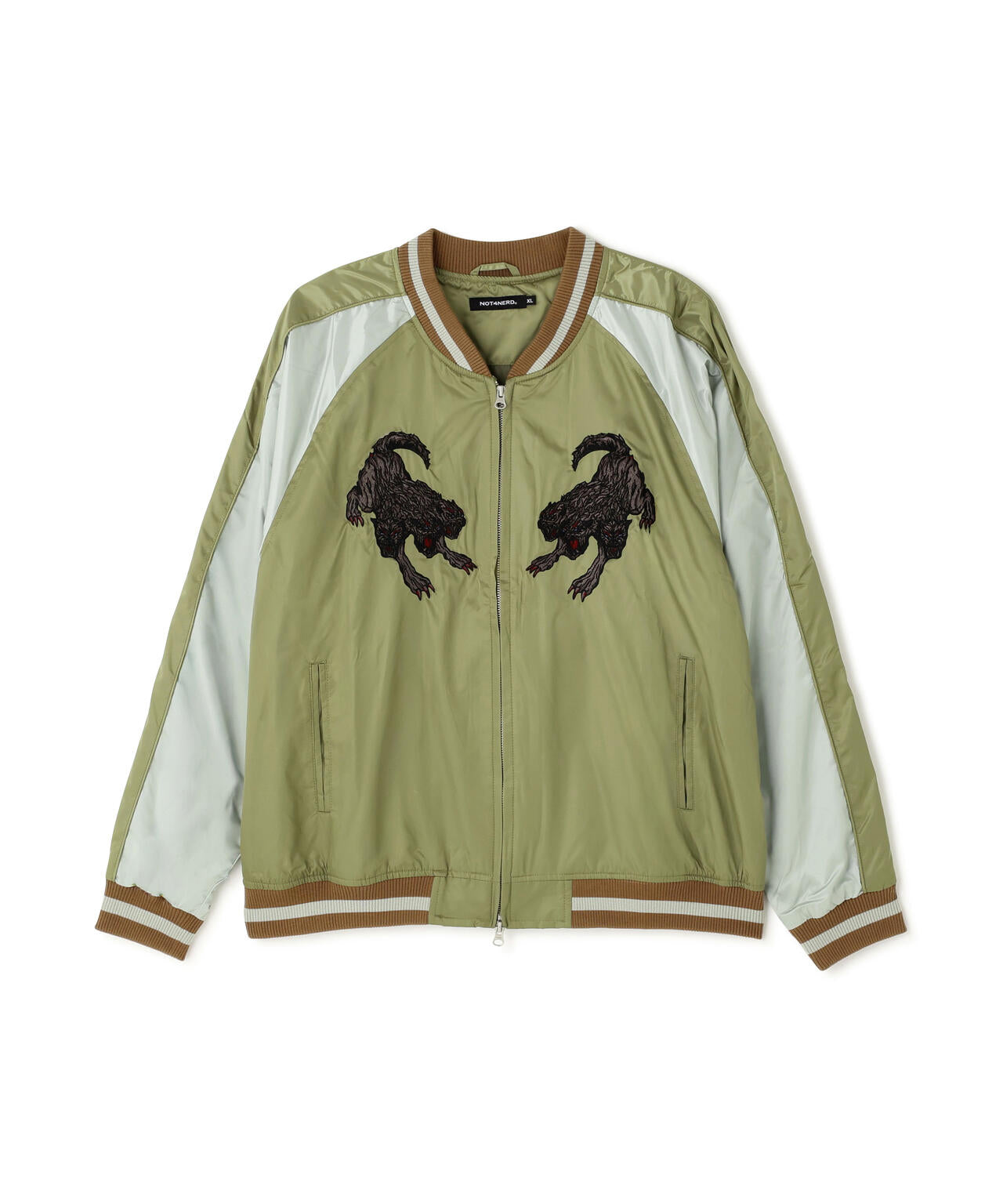 NOT4NERD/ノットフォーナード/CERBERUS SATIN SOUVENIR JACKET